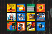 Retro Festfas Instagram | Photoshop, a Social Media Template by Azruca (Thumbnail 2 of 6)