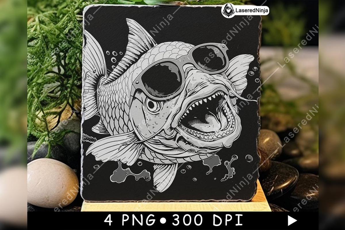 Koi Cartoon Sunglasses Cool Funky, a Background Graphic by LaseredNinja (Photo 6 of 7)