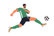 Soccer players play football set, a Sport Illustration by Good Studio (Thumbnail 5 of 5)