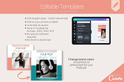 50 Podcast Instagram Template BUNDLE, a Social Media Template by Templatables (Thumbnail 9 of 12)