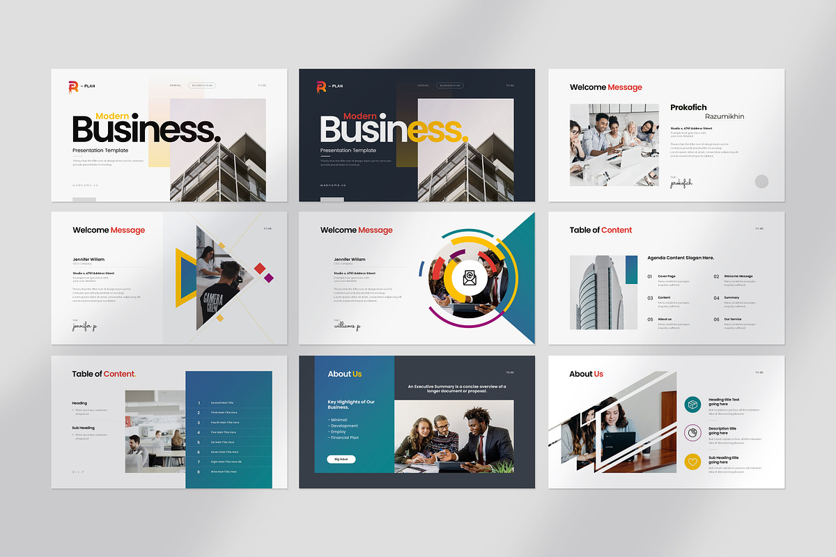 Business Plan PowerPoint Template, a Presentation Template by Work_Stock (Photo 5 of 11)