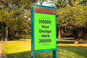 Digital Poster Mockup in Public Park, an Advertising Mockup by rodrigofkaminski (Thumbnail 1 of 4)