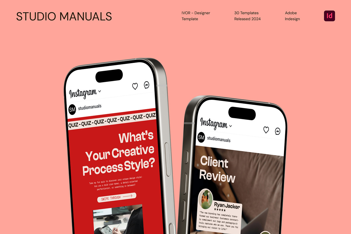 IVOR – Designer Template, a Social Media Template by Studio Manuals (Photo 7 of 8)