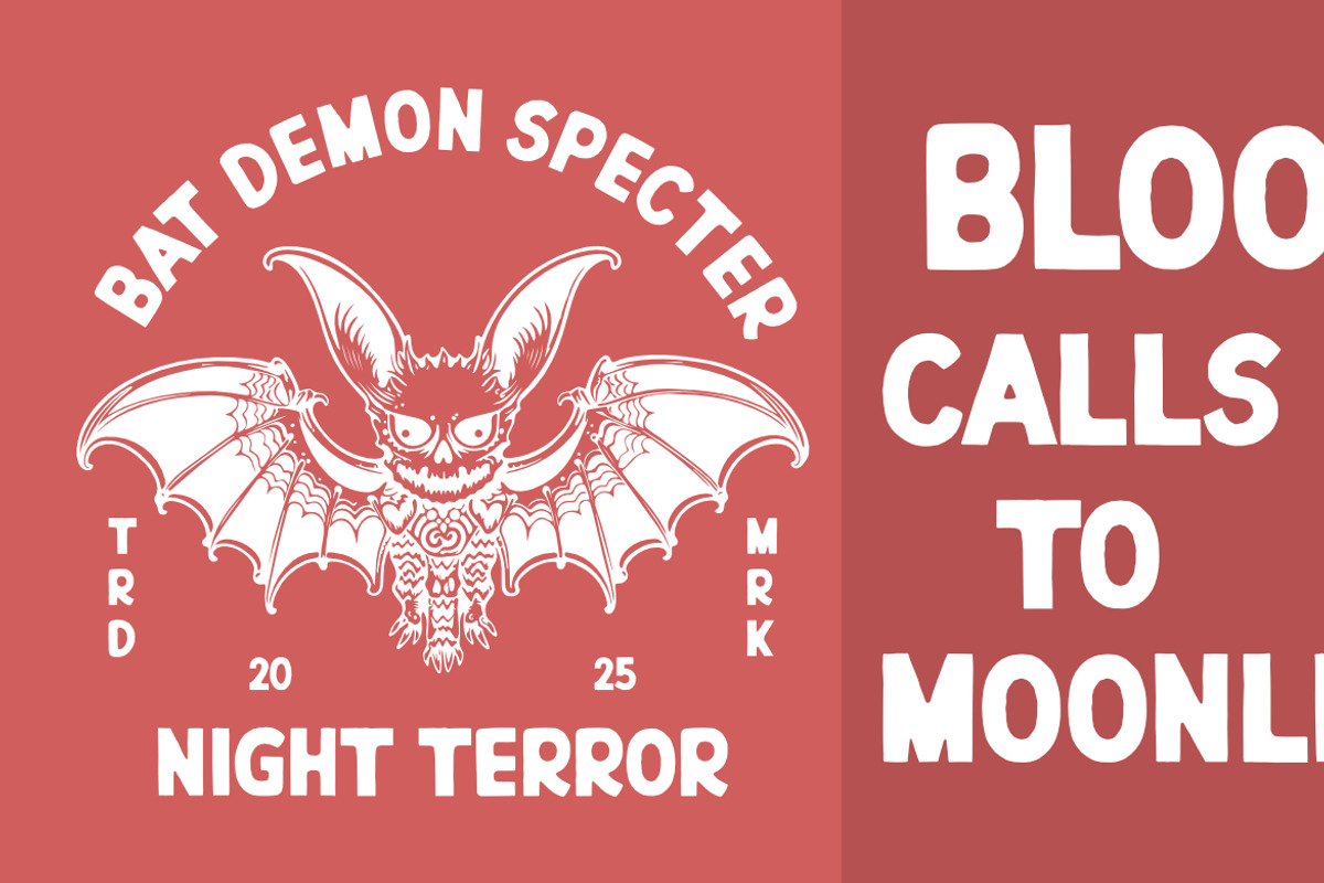 Majhinto - Rough Vintage Font, a Sans Serif Font by Bayuktx (Photo 3 of 8)