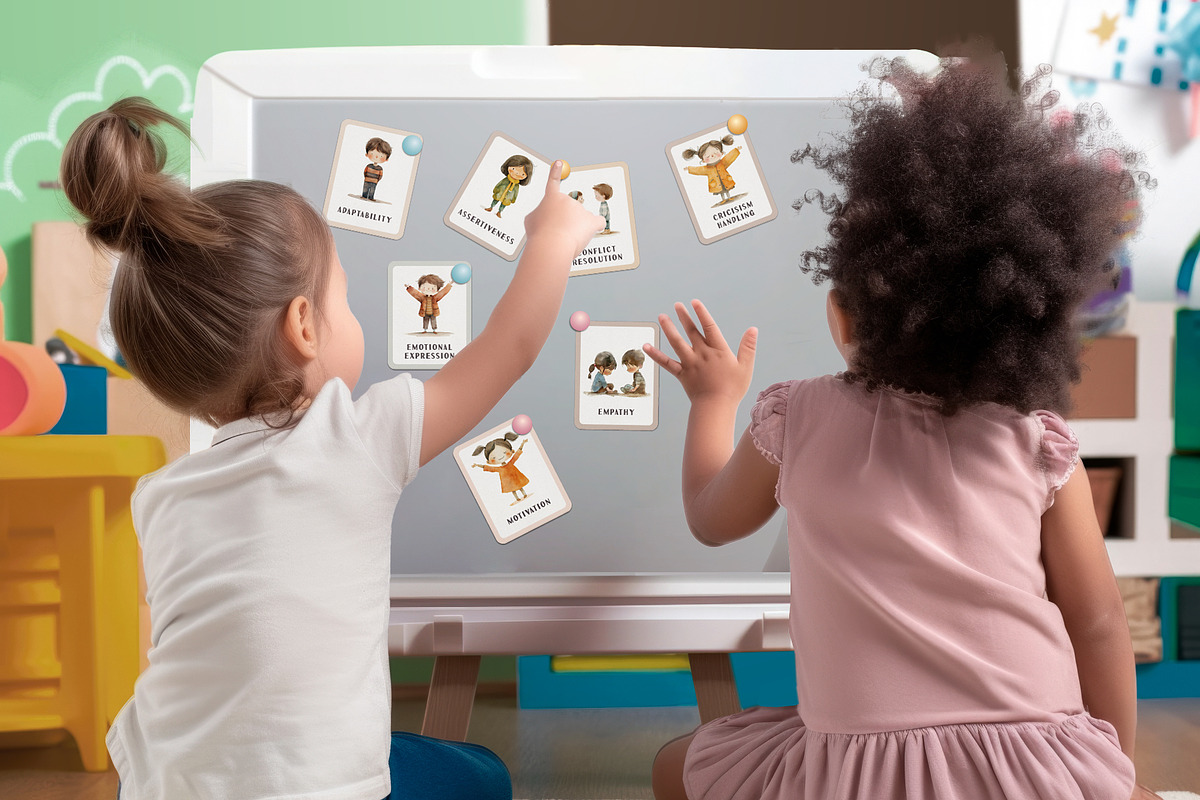 Emotional Intellect Montessori Cards, an Education Illustration by Pix Cafe (Photo 8 of 10)