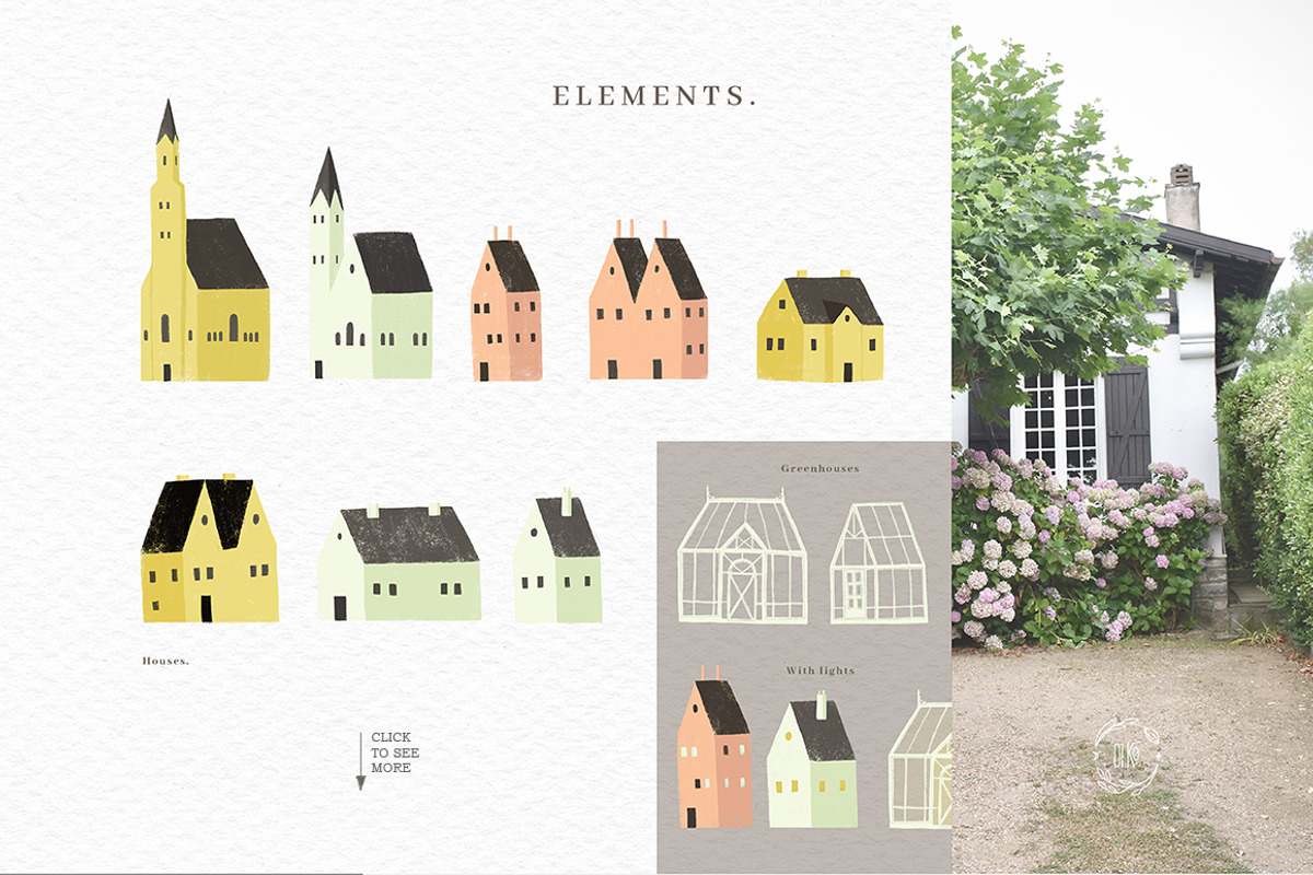 Green Flowering Land.Landscape maker, a Texture Illustration by Dinkoobraz (Photo 8 of 11)