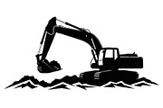 Excavator Construction Vector Bundle, an Illustration by Amazin_art (Thumbnail 42 of 51)