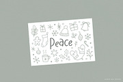 Holiday Hand-Drawn Illustrations, a Texture Illustration by Minna May Design (Thumbnail 3 of 5)