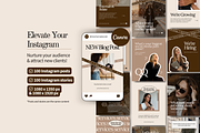 Neutral Instagram Canva Templates, a Social Media Template by Warmsoulgallery (Thumbnail 2 of 10)