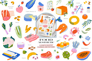 Food Aesthetic & Recipe Clipart