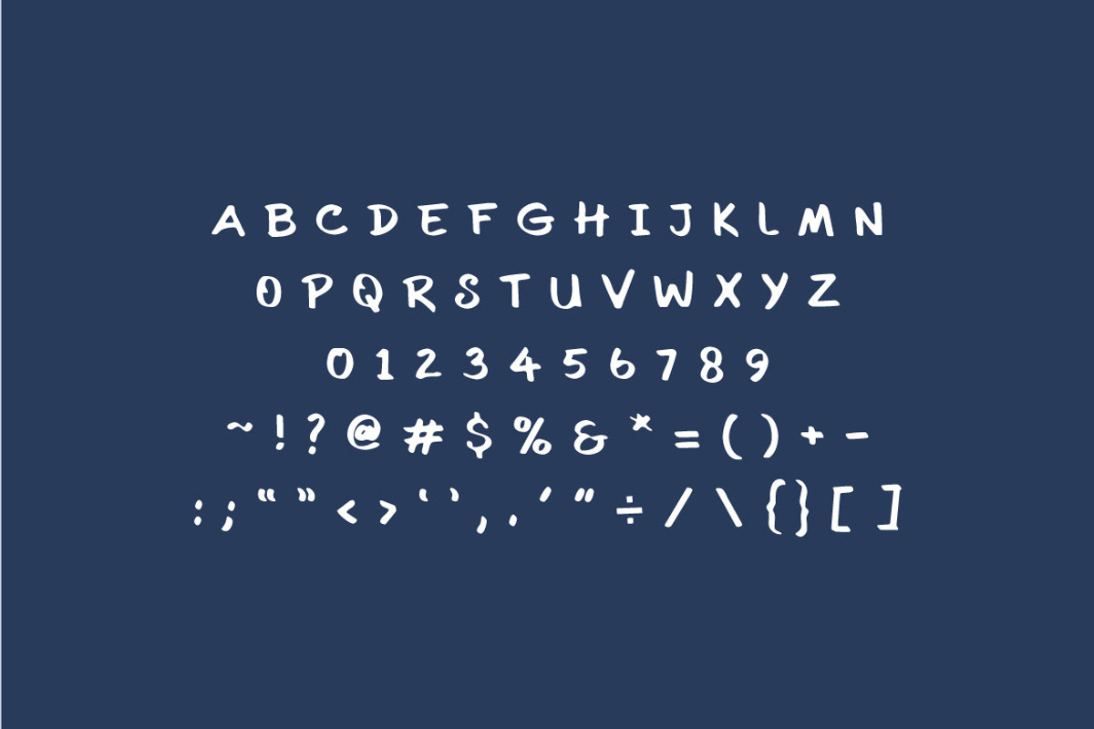 Hendgraph - Unique Display Font, a Font by Mightyfire (Photo 2 of 3)
