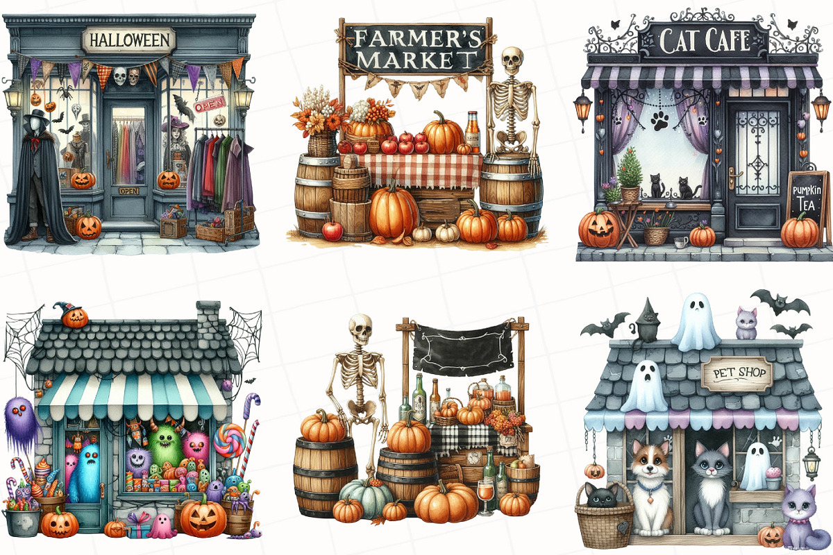 Halloween Storefront Sublimation, an Illustration by OK Design (Photo 5 of 5)