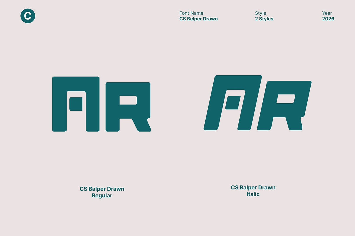 CS Belper Drawn, a Sans Serif Font by Craft Supply Co. (Photo 3 of 8)