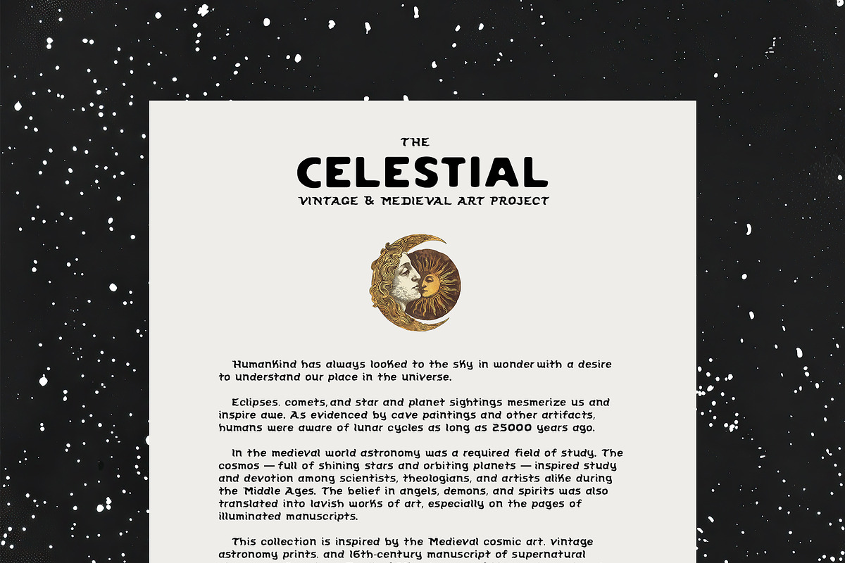 CELESTIAL Vintage Surreal Collage, an Object Graphic by Lana Elanor (Photo 2 of 9)