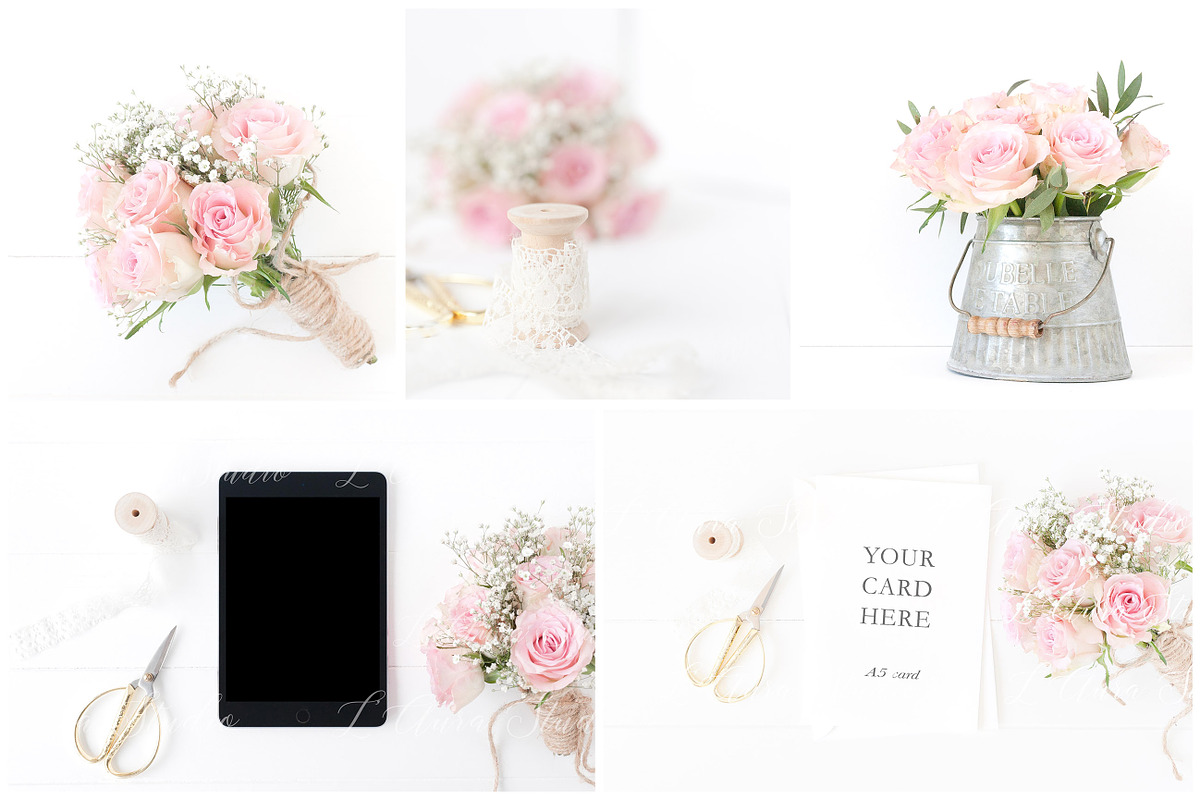 Frame mockup bundle - card mockup, a Print Template by L'Aura Studio (Photo 4 of 8)