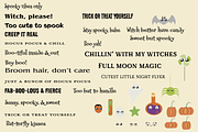 Kawaii Halloween Magic Pack, an Illustration by ElicoelhoDesign Shop (Thumbnail 2 of 5)