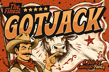 Gotjack - Vintage Comic Fonts