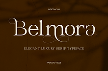 Belmora Elegant Luxury Serif Font
