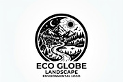 60 Eco Globe Landscape Silhouette, a Technology Illustration by Amazin_art (Thumbnail 12 of 49)