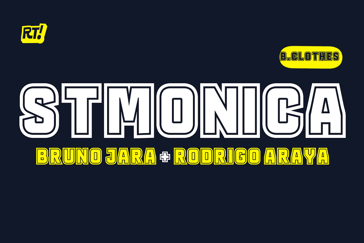 St Monica Black Clothes / Gr+Cyrill., a Sans Serif Font by Rodrigo Typo (Photo 1 of 5)