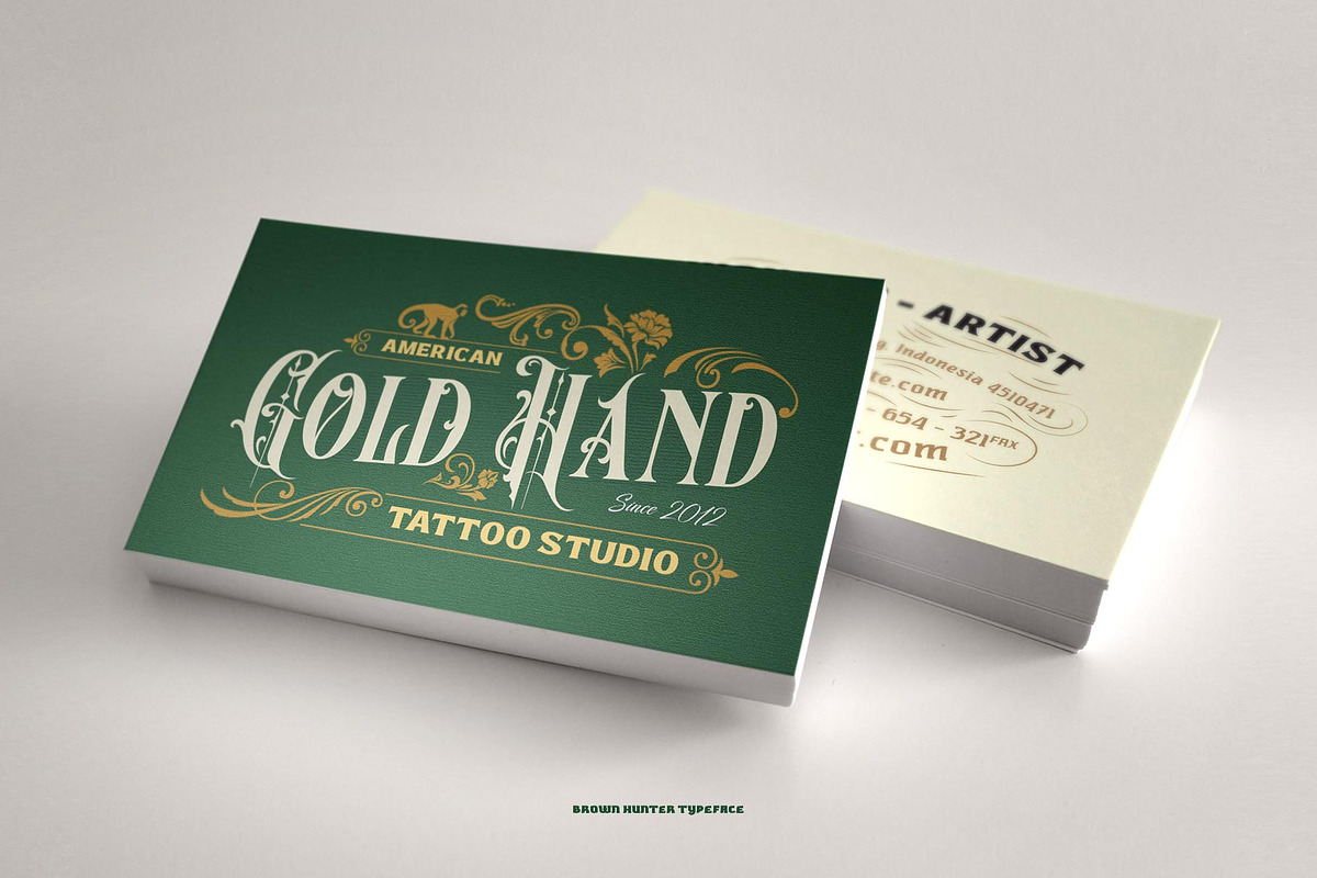 Brown Hunter Victorian Set, a Serif Font by alit design (Photo 16 of 32)