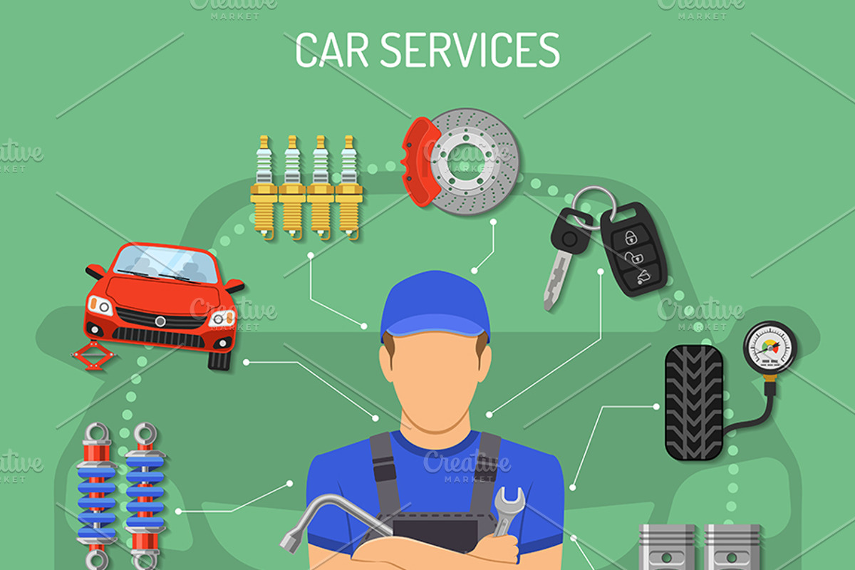 Car Service concept, a Finance Illustration by TAlex (Photo 5 of 7)