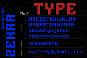 ZEHRA Modern Sans Serif, a Sans Serif Font by Artistic & Unique (Thumbnail 3 of 5)