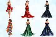 Fashion Classy Elegant Woman Clipart, an Illustration by Craft Nest (Thumbnail 3 of 5)