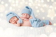 Bright Christmas Bokeh Ps Overlays preview 6