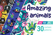 Amazing animals, a Pattern Graphic by PenguinHouse (Thumbnail 1 of 14)