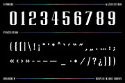 HOLOGRAM - Display Font, a Serif Font by KAZER STUDIO (Thumbnail 10 of 11)