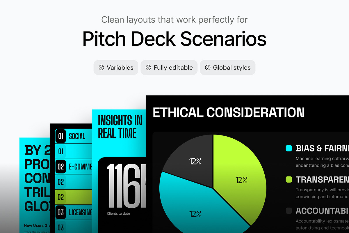 Premium Pitch Deck System (Template), a Presentation Template by VladTyzun (Photo 2 of 8)