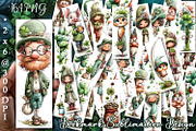 St Patricks Day Bookmark Sublimation, a Seasonal Illustration by ElenazlataArt (Thumbnail 1 of 4)