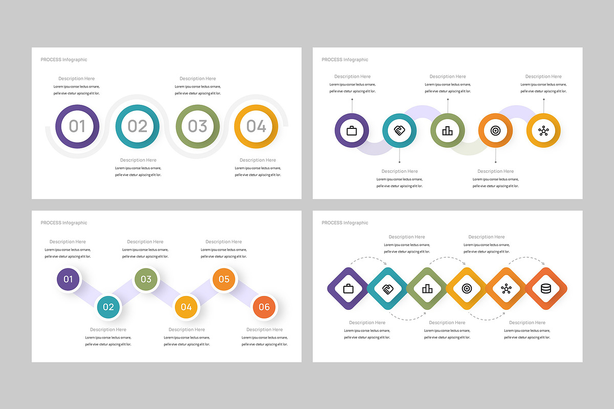PROCESS Infographic Keynote, a Presentation Template by rgbryand