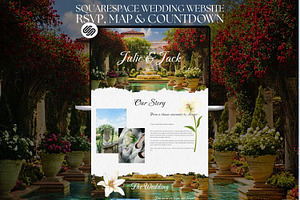Squarespace Wedding Website Template