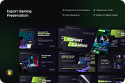 Esport Gaming Google Slides, a Presentation Template by SquidPixey (Thumbnail 1 of 7)