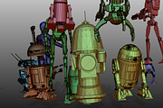 STAR WARS DROIDS PACK low poly, a Characters & Person 3D Model by 2$ SHOP (Thumbnail 14 of 16)