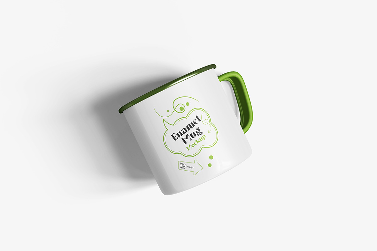 Enamel Mug Mockup, a Cups & Container Mockup by bimockup (Photo 4 of 6)