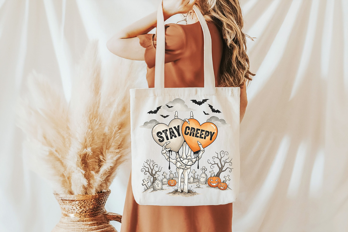 Stay Creepy PNG, Heart Halloween PNG, an Icon by DreamCafeArt (Photo 4 of 7)