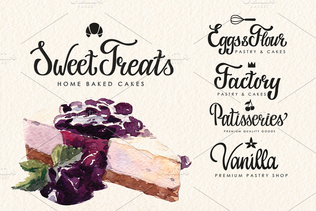 Pastry Shop Business Set, a Graphic by Tamaretto (Photo 2 of 6)