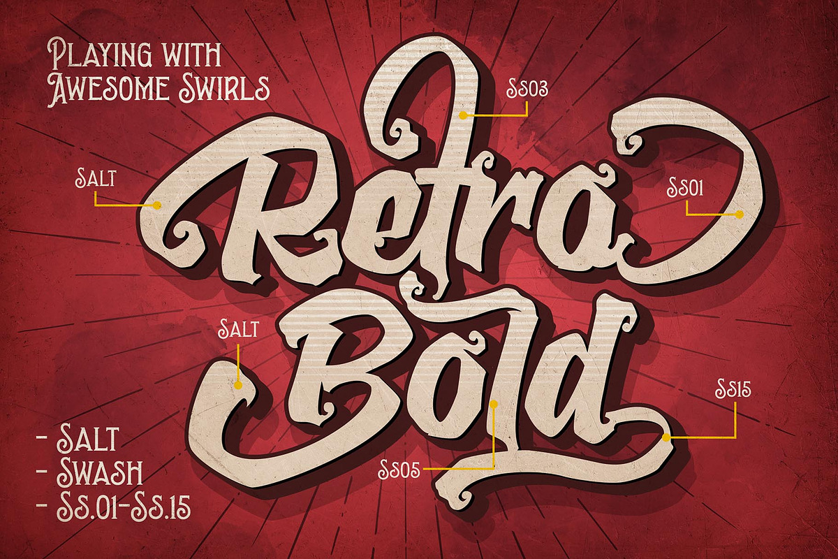 The Backyard - Retro Bold Script, a Script Font by figuree studio (Photo 2 of 8)