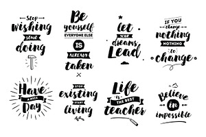 Typography set #7