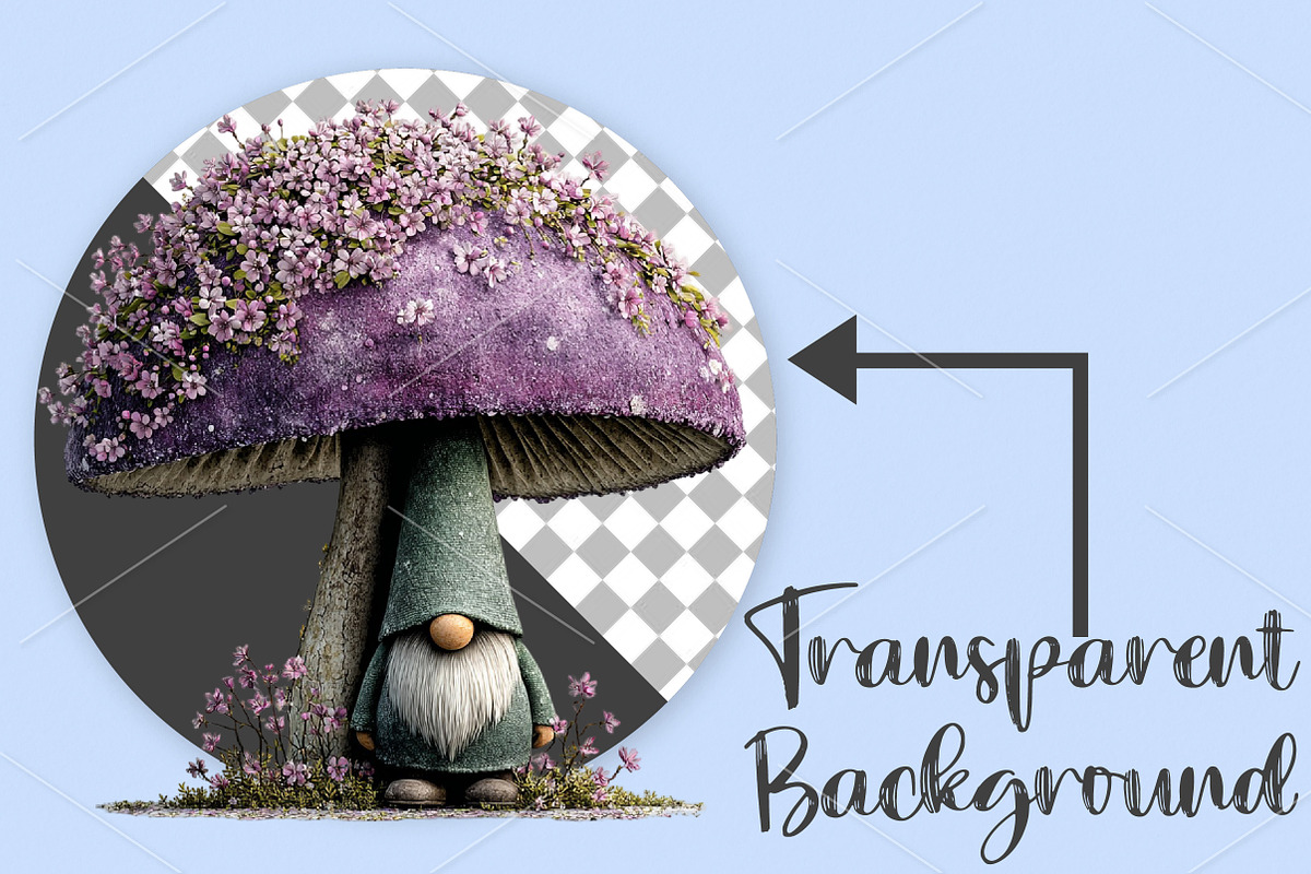 Watercolor Spring Gnome Clipart Bund, a Seasonal Illustration by Canvas Craft (Photo 2 of 7)