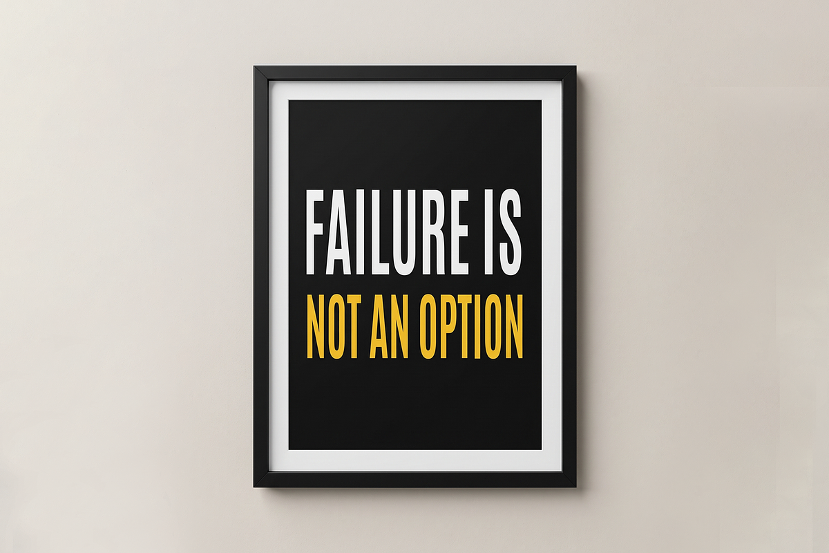 Set of 8 Motivational Wall Poster, a Poster Template by microtasker (Photo 3 of 8)