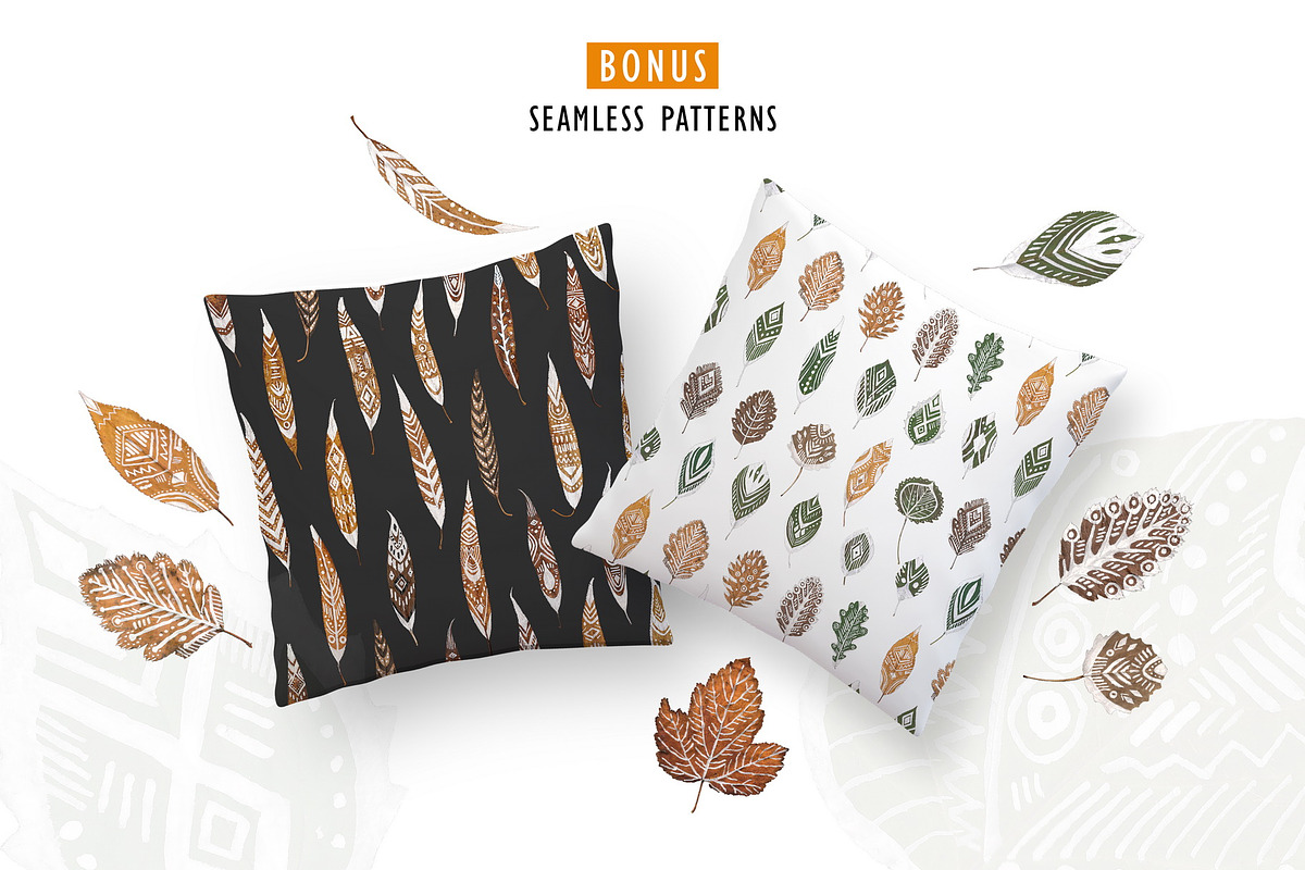 Patterned Leaves- Landart collection, an Object Graphic by Struvictory.art (Photo 5 of 8)