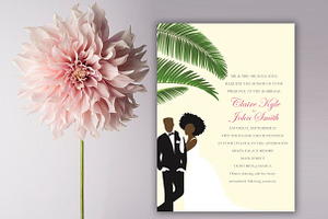 WEDDING INVITATION_TROPICAL THEME