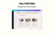 ROSA Canva Landing Page, a Landing Page Template by Studio Suvelle (Thumbnail 5 of 8)