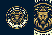 Calm Crowned Lion King Logo, a Branding & Logo Template by Suhandi (Thumbnail 1 of 5)