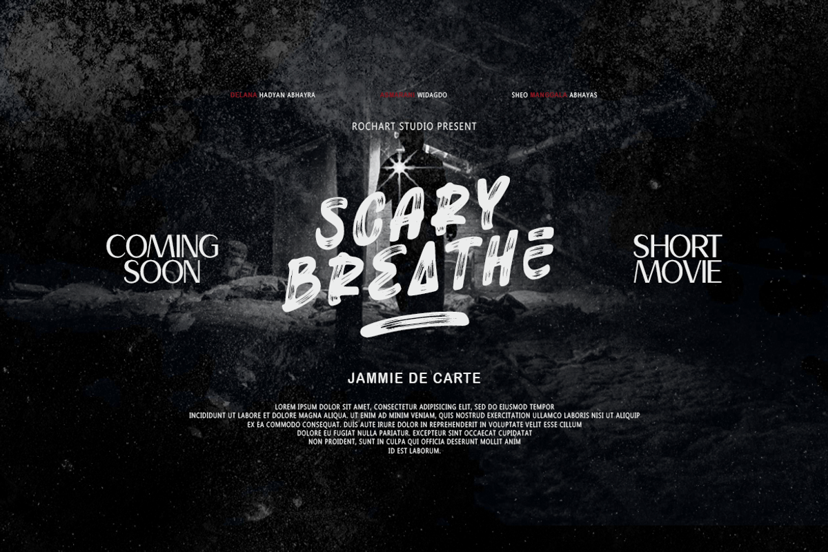 HEAVY BRUSH, a Script Font by Rochart (Photo 10 of 13)