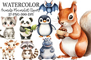 Animals Minimalist Cartoon Clipart, an Illustration by Rose Art (Thumbnail 1 of 4)